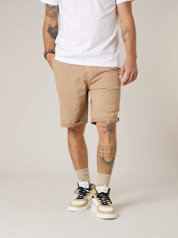 Deeluxe Regular Chino 'Cuajani' in Grijs: voorkant