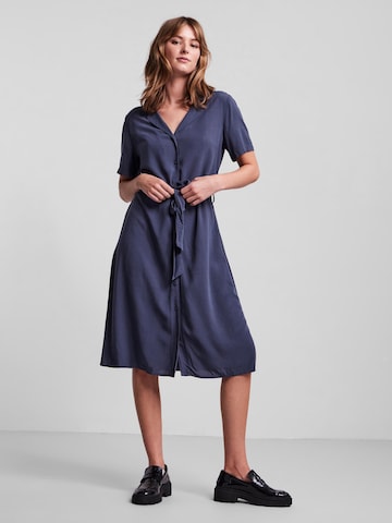 PIECES Shirt Dress 'Olivia' in Blue