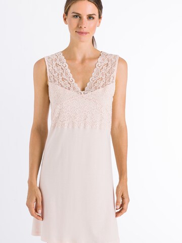 Chemise de nuit ' Moments ' Hanro en rose : devant