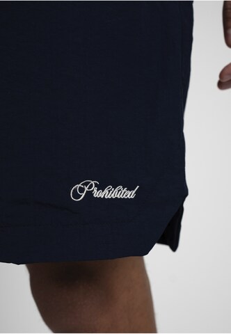 Wide Leg Pantalon 'Low Tide' Prohibited en bleu