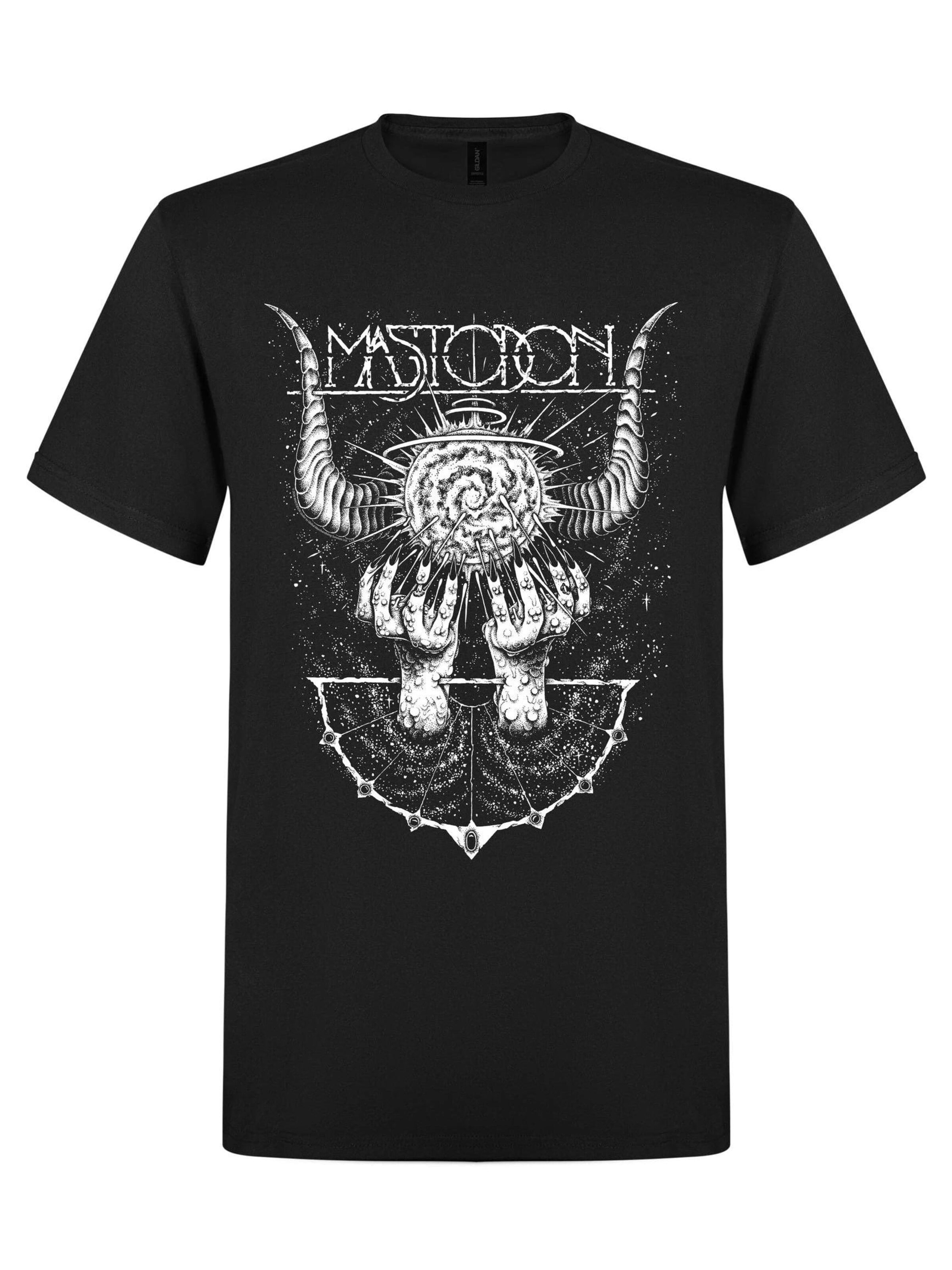 Mastodon Shirt 'Mastodon Horns T-Shirt' in Black: front