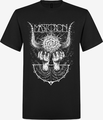 Mastodon Koszulka 'Mastodon Horns T-Shirt' w kolorze czarny: przód