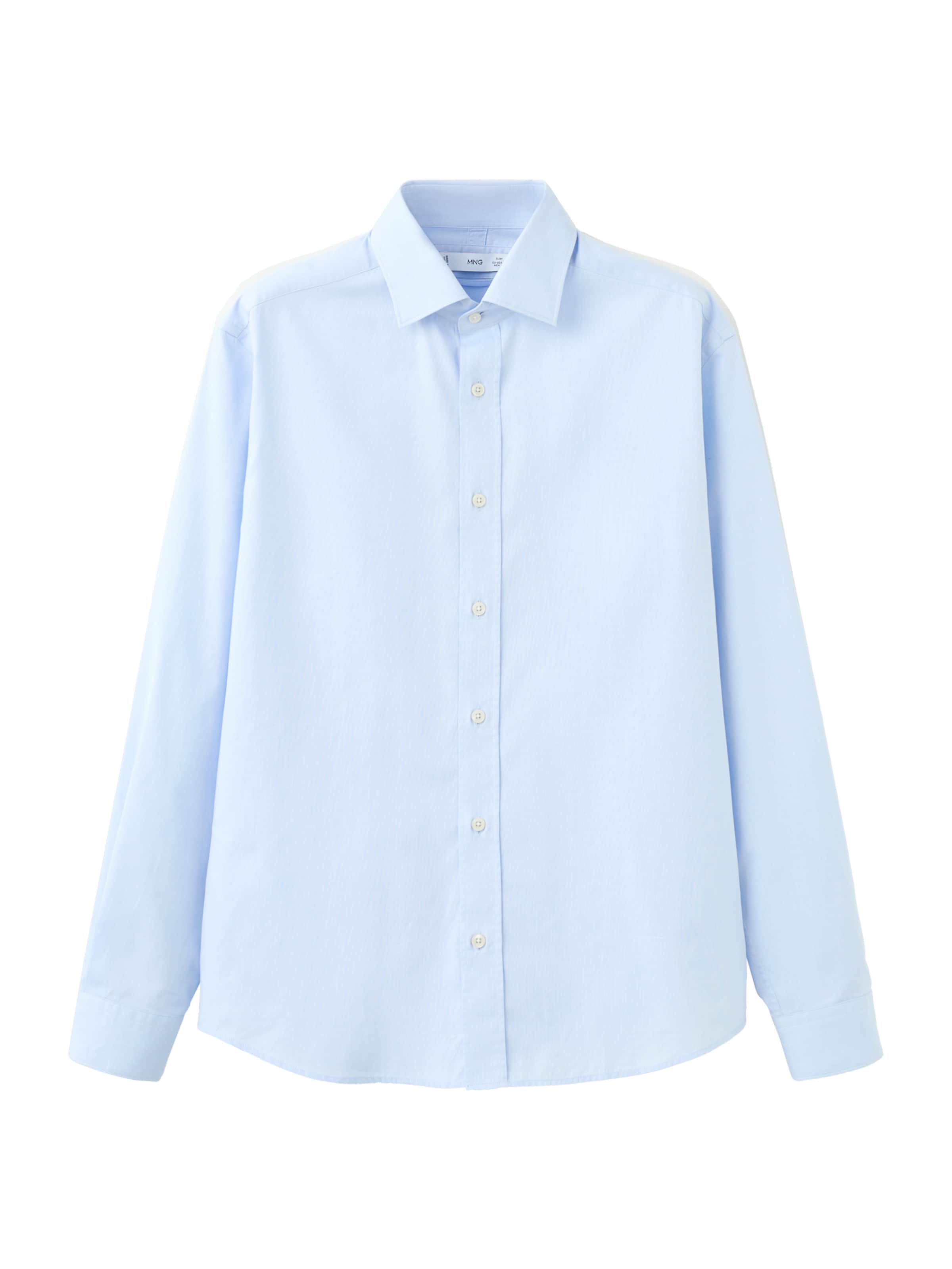 MANGO MAN Regular Fit Hemd 'ZEUS' in Blau: Vorderseite