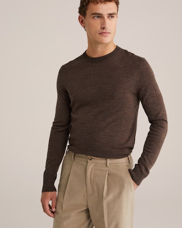 WE Fashion - Jersey en marrón: frente