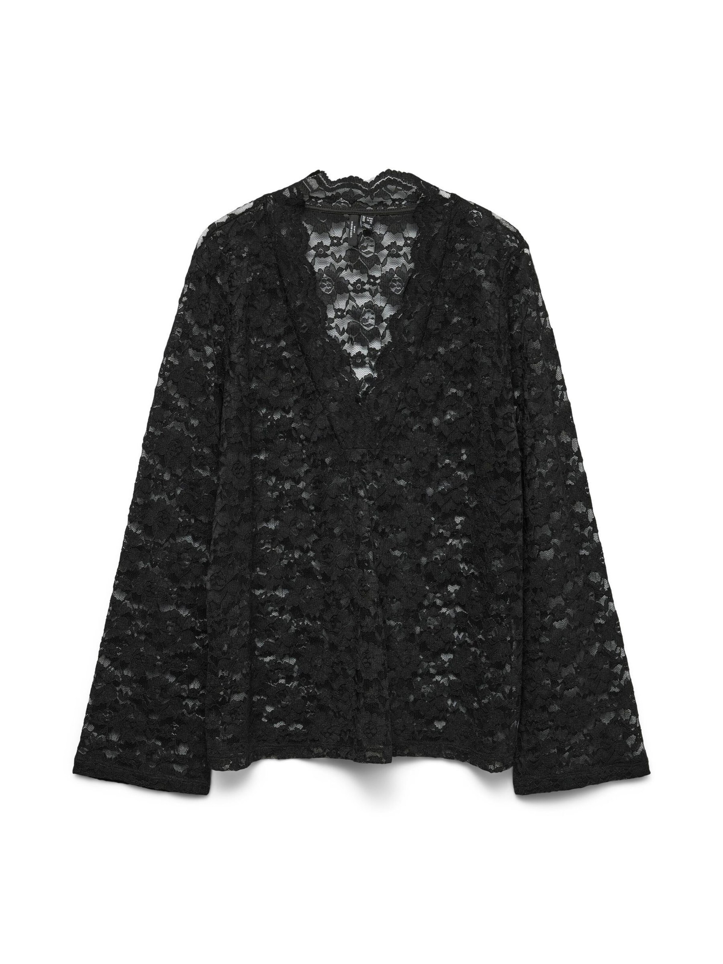 Vero Moda Curve Top 'DEA' in Black: front