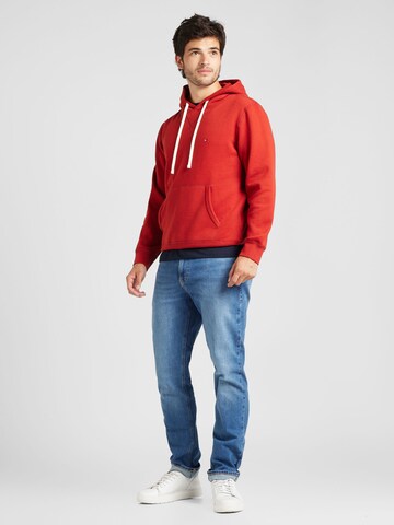 TOMMY HILFIGER Μπλούζα φούτερ 'ESSENTIAL' σε κόκκινο