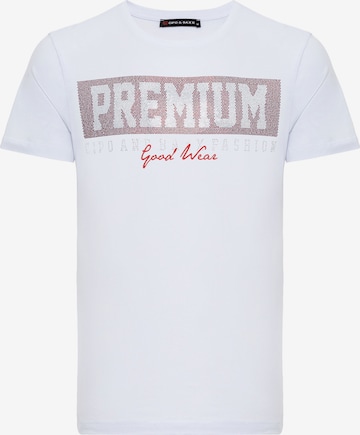 CIPO & BAXX Shirt in Wit: voorkant