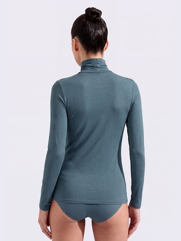 Maglietta intima 'Body Dolcevita Manica Lunga in Cashmere e Modal' di Ciocca in verde