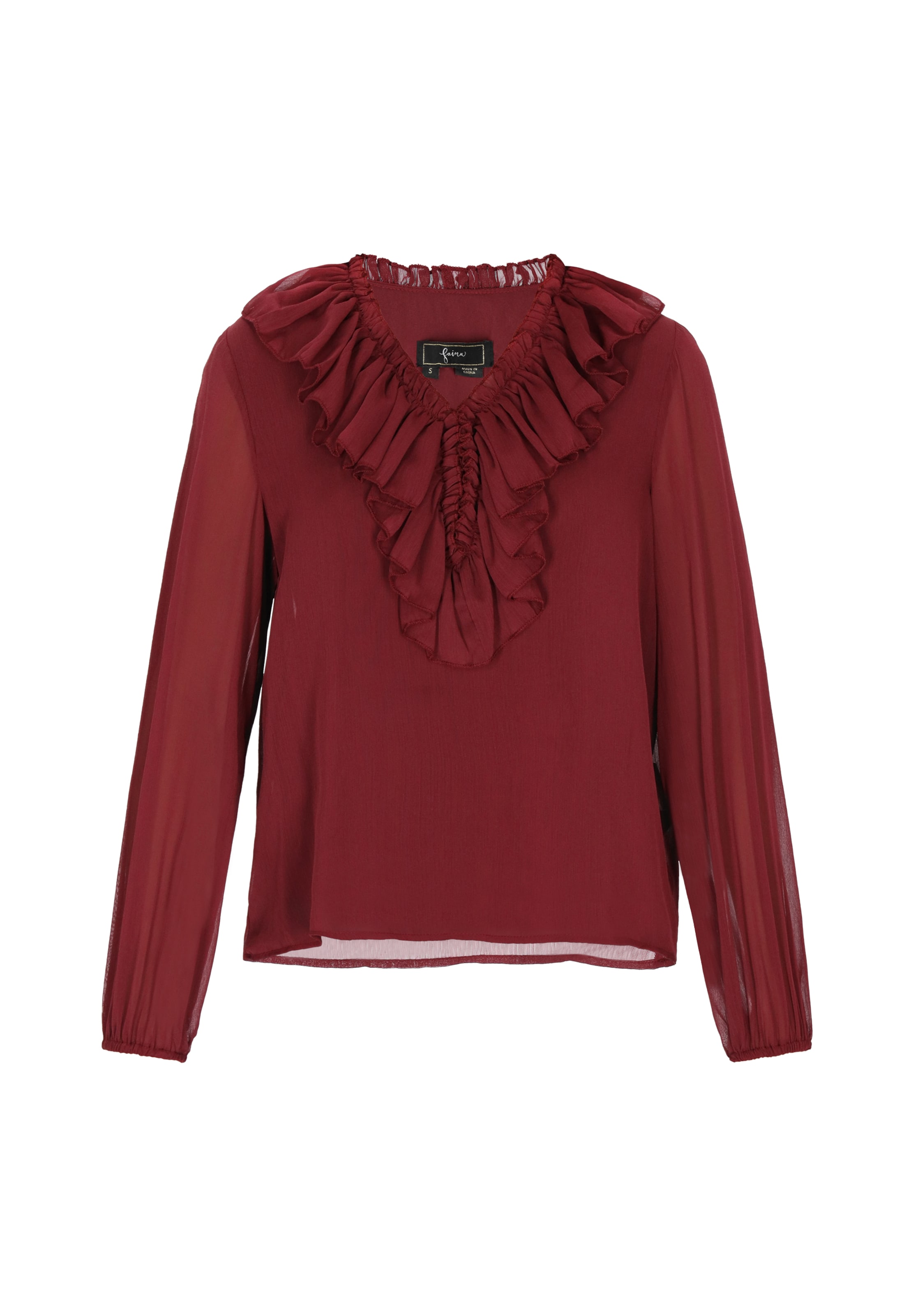 faina - Blusa en rojo: frente