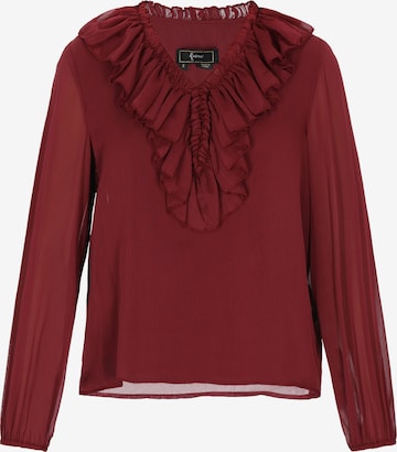 faina - Blusa en rojo: frente