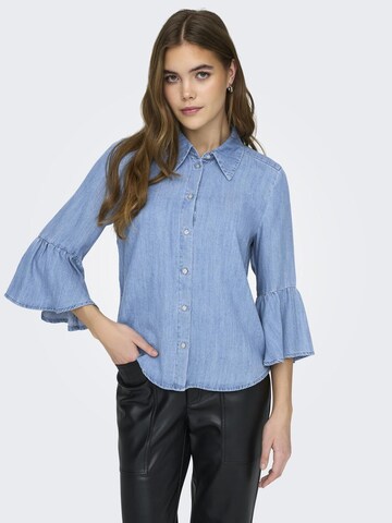 ONLY Bluse in Blau