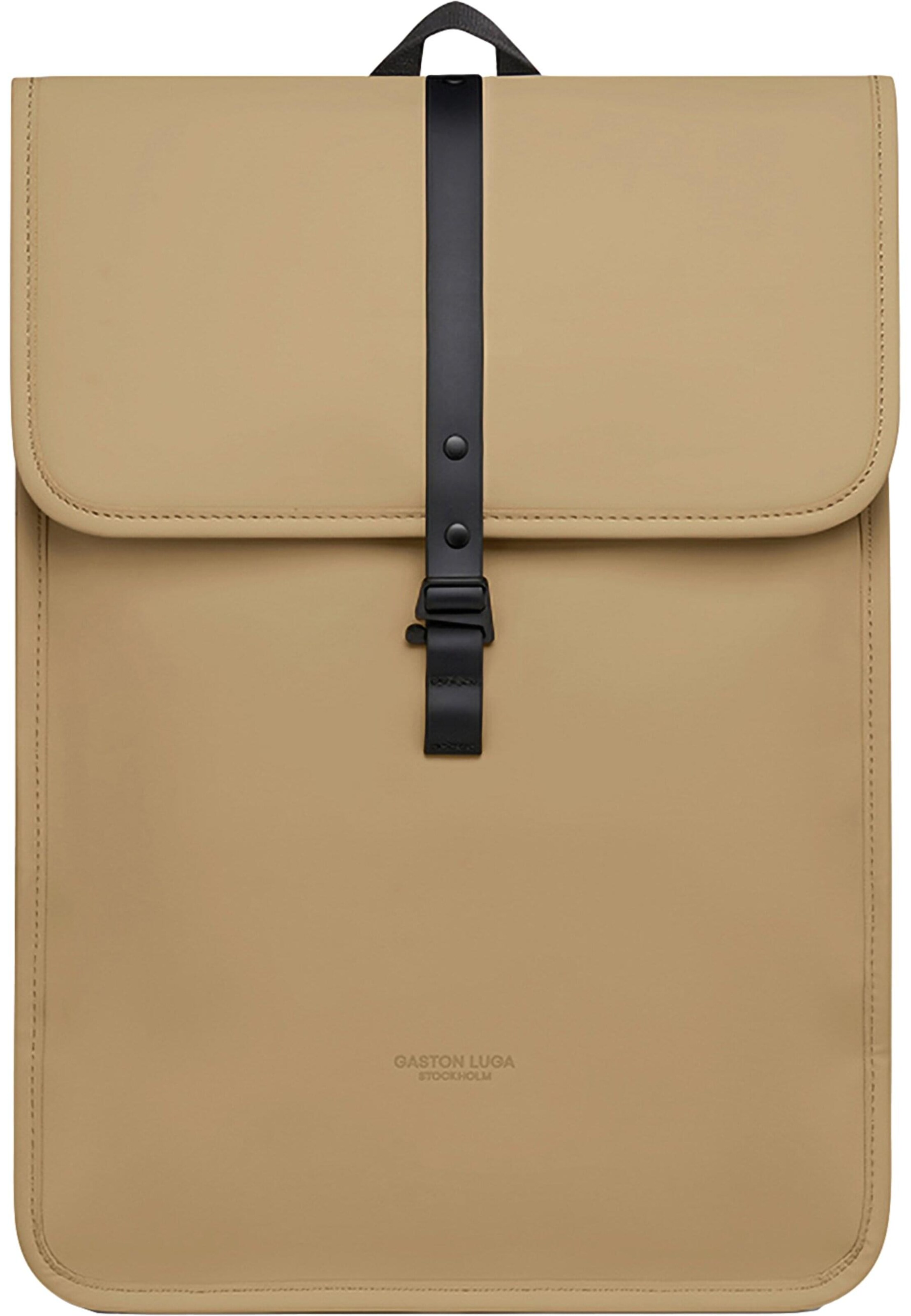 Gaston Luga Rucksack in Braun: Vorderseite