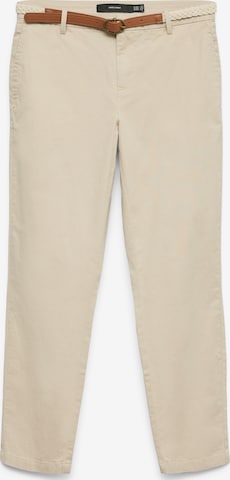 VERO MODA Chino hlače 'VMFIEBY' | siva barva: sprednja stran