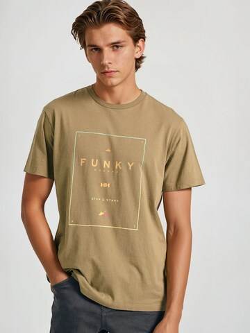 Funky Buddha Paita värissä vihreä: etupuoli