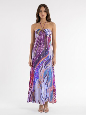 Introvertie VIENNA Summer dress 'Forgot About You Halter Maxi Dress' in Mixed colours: front