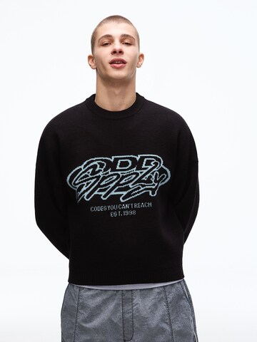 Pullover di Bershka in nero: frontale