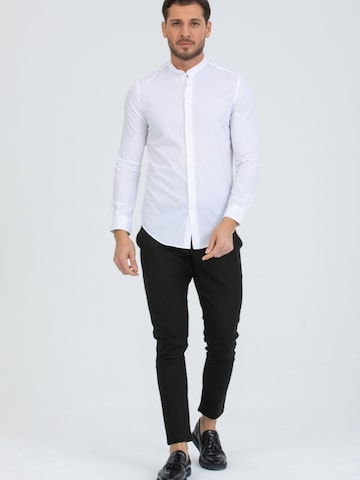 Slim fit Camicia business di 7Camicie in bianco