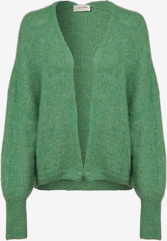 AMERICAN VINTAGE Knit Cardigan 'East' in Green: front