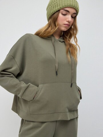 Sweat-shirt No Matter What en vert : devant