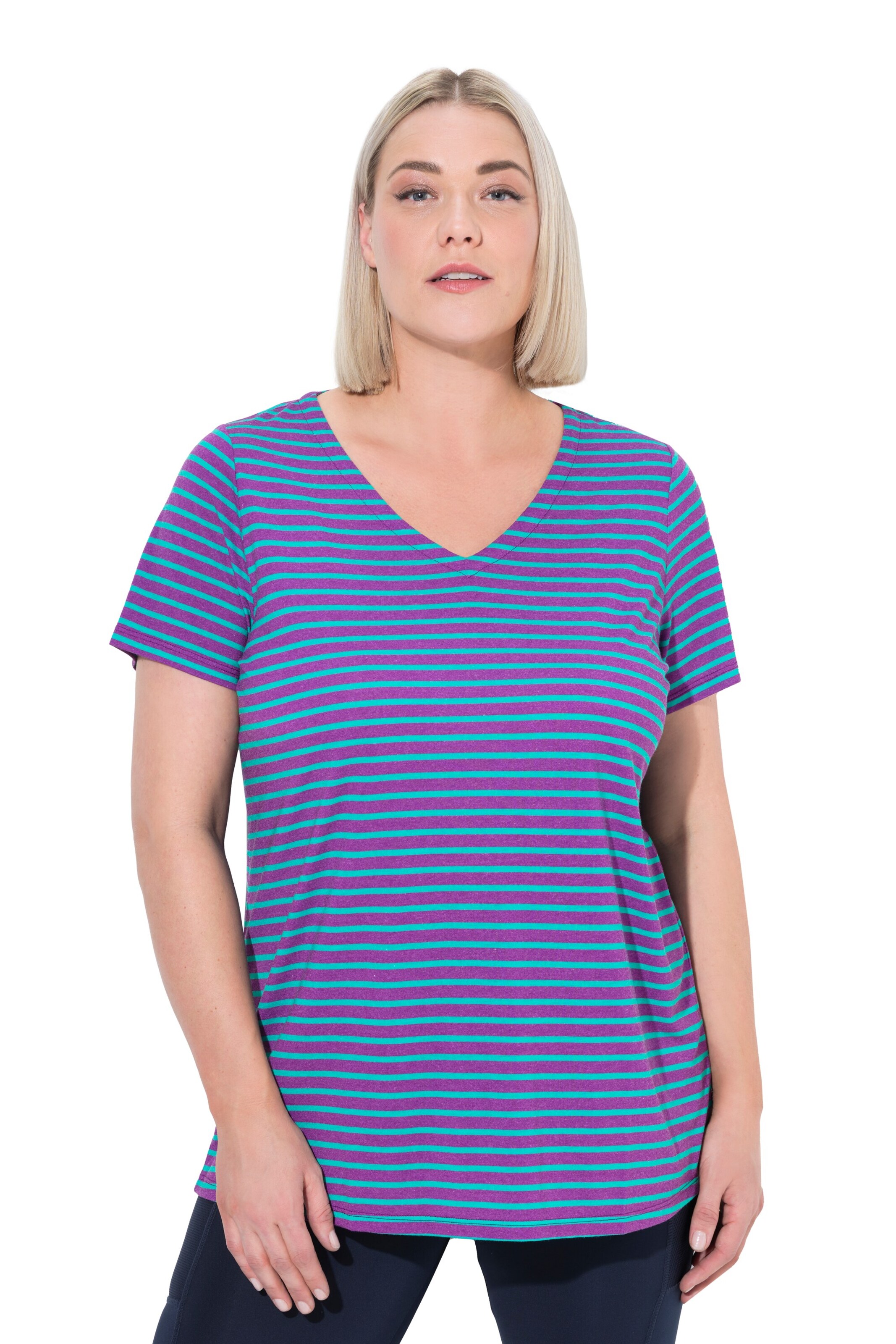 Ulla Popken Oversized shirt in Lila: voorkant