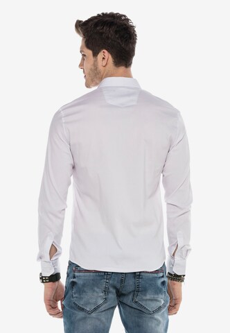 CIPO & BAXX Regular fit Button Up Shirt in White