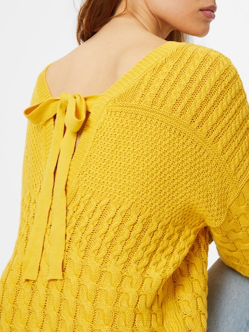 Pullover 'TANGERINE' di VERO MODA in giallo