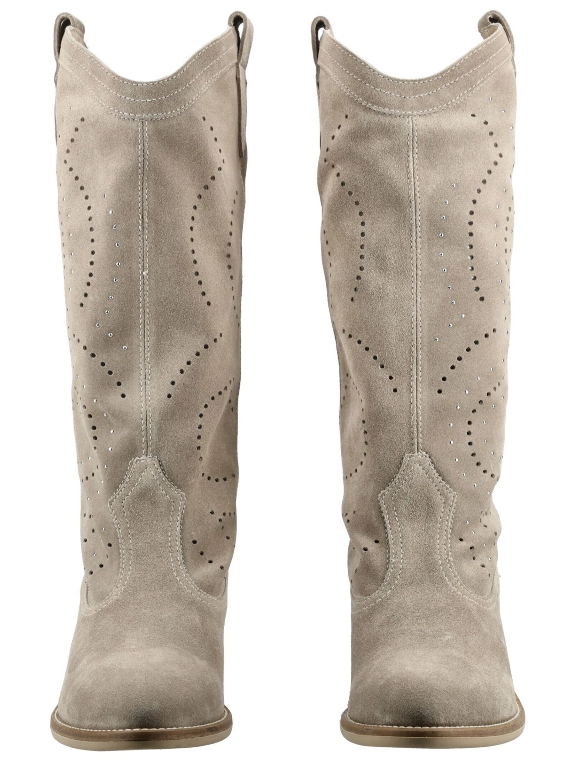 Stivale da cowboy di Nero Giardini in beige