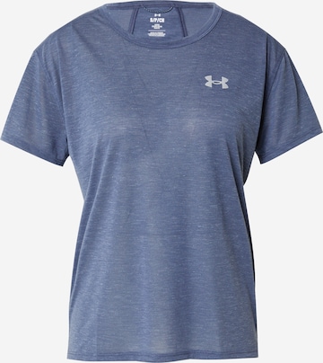 UNDER ARMOUR Funktionsbluse 'Run Trail' i blå: forside