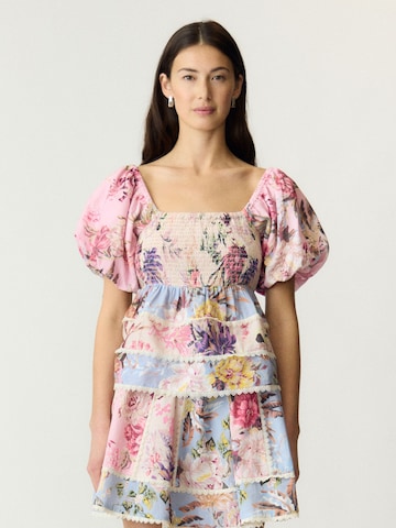 YAS - Blusa 'YASMESSA' en rosa: frente