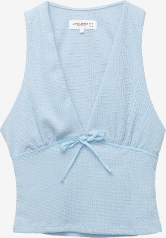 Pull&BearTop - plava boja: prednji dio