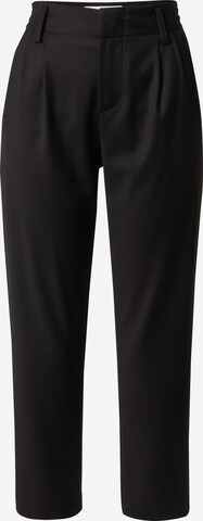 DRYKORN Zúžený Kalhoty se sklady v pase 'DISPATCH' – černá: přední strana