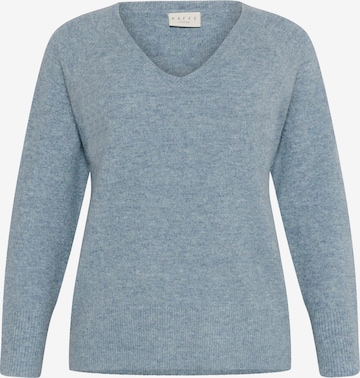 Pull-over 'KCniela' KAFFE CURVE en bleu : devant