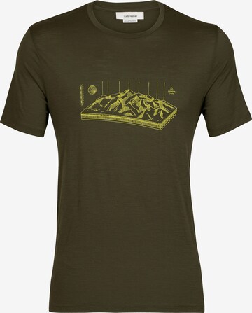 ICEBREAKER Performance Shirt 'Alps' in Green: front