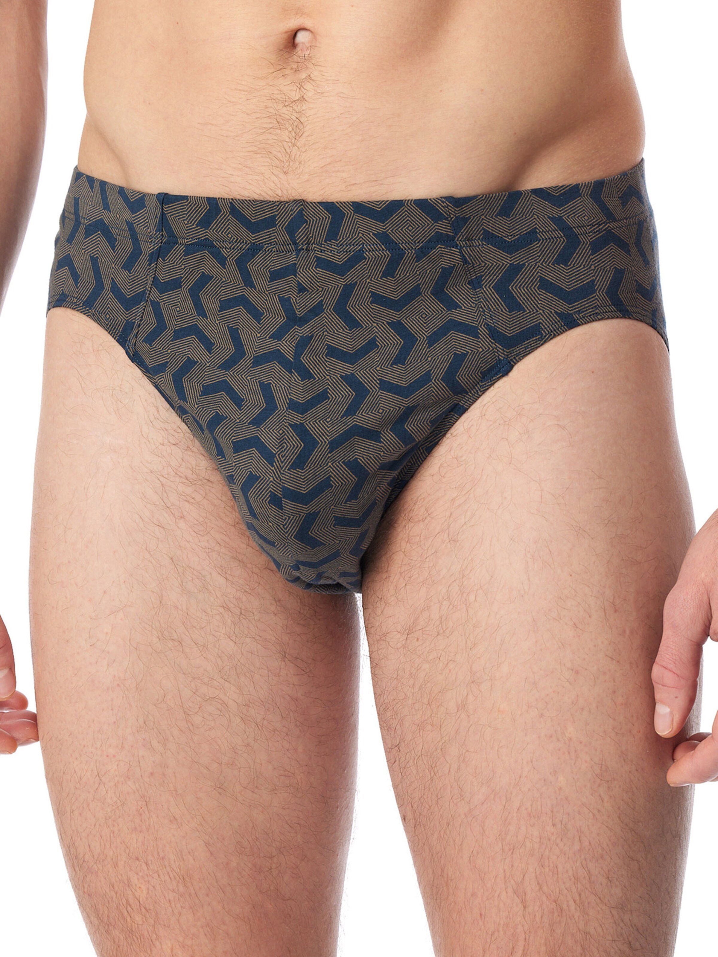 SCHIESSER Slip '95/5 Essentials' in Bruin: voorkant