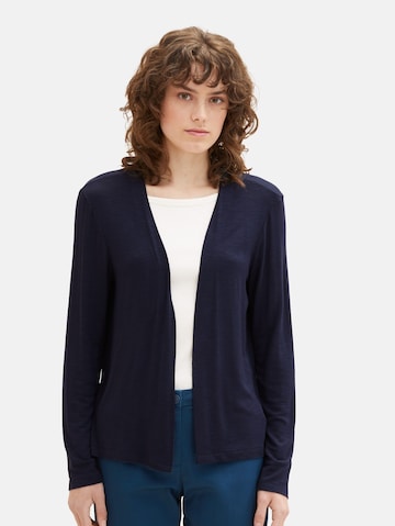 Cardigan TOM TAILOR en bleu : devant