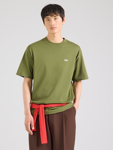 VANS - Camiseta 'LEFT CHEST II' en verde: frente