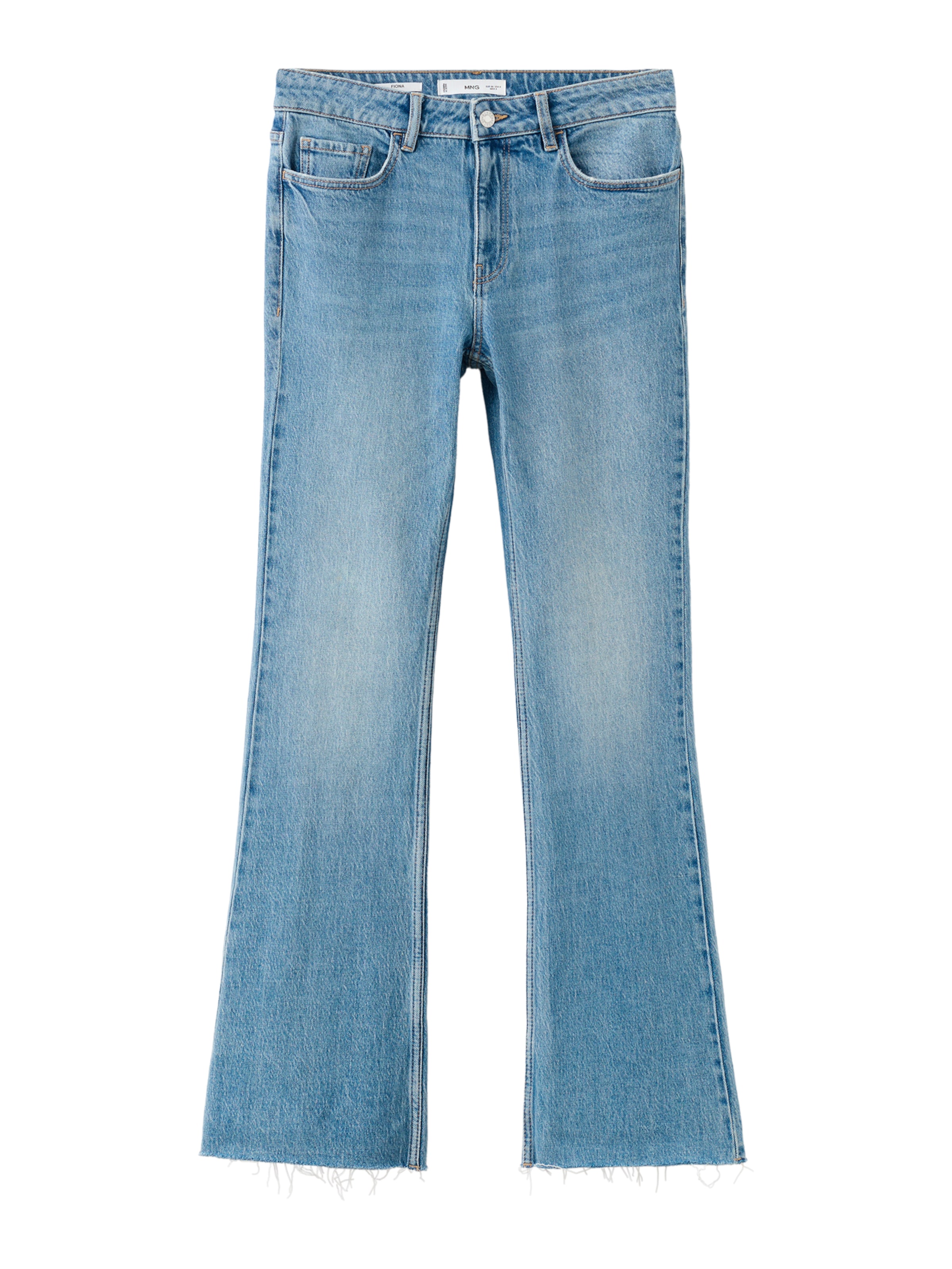 MANGO Kavbojke 'FIONA' | moder denim barva, Prikaz izdelka