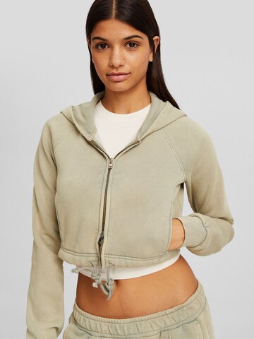 Bershka Sweatjacke in Beige