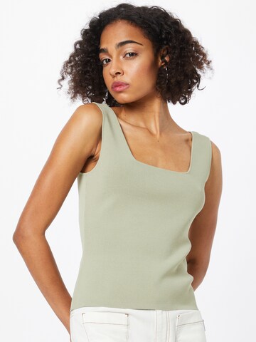 s.Oliver BLACK LABEL - Top de punto en verde: frente