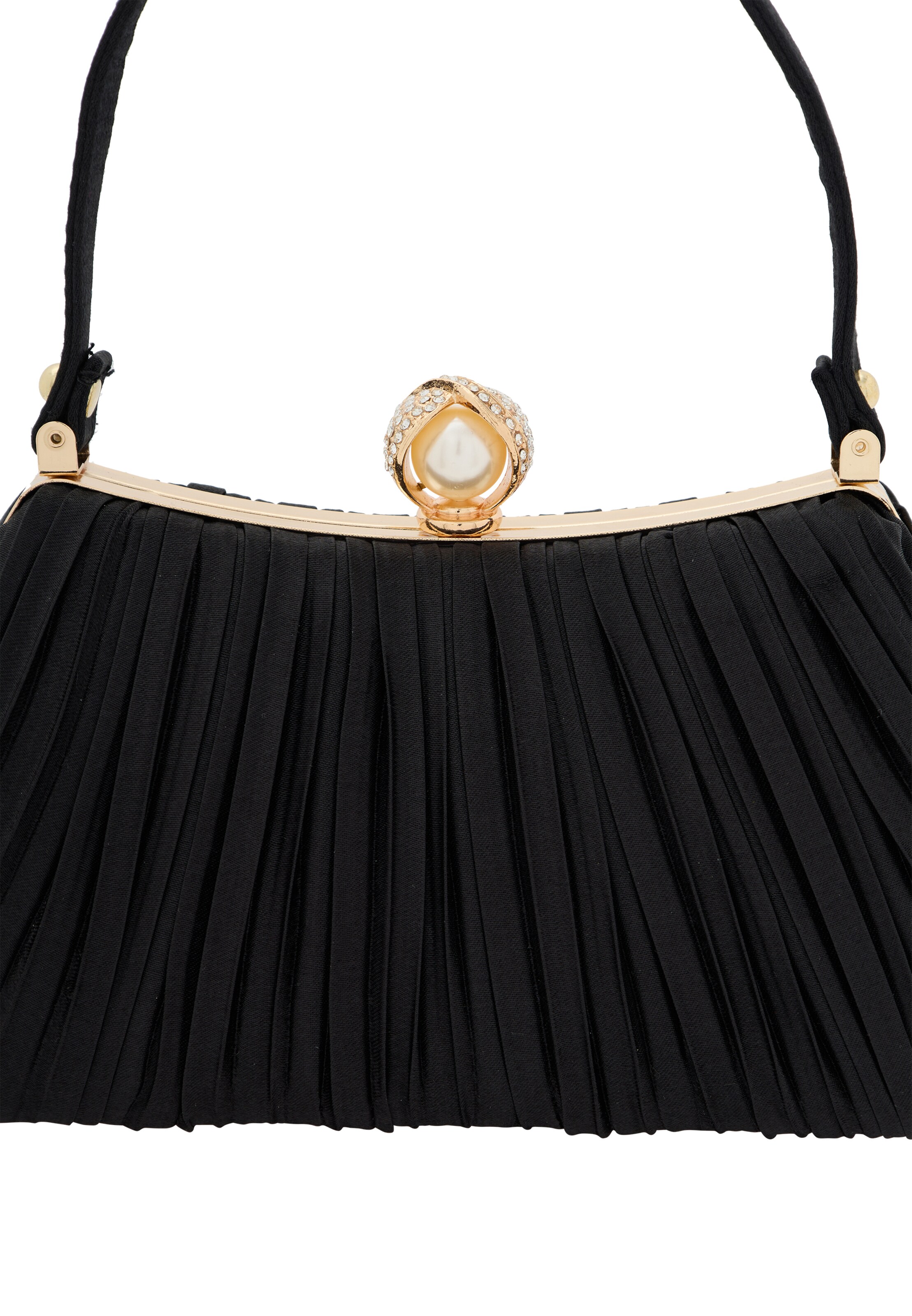 Sac bandoulière 'Minaudière' faina en noir