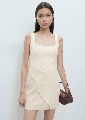 MANGO Dress 'Katy' in Beige: front