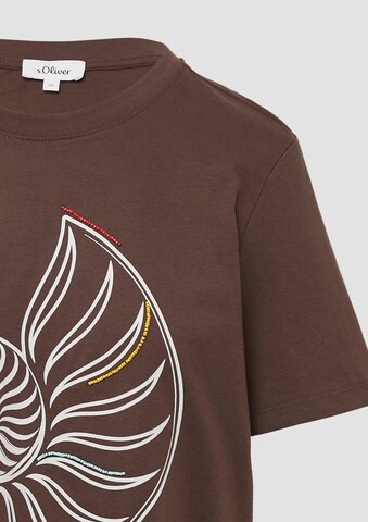 T-shirt s.Oliver en marron