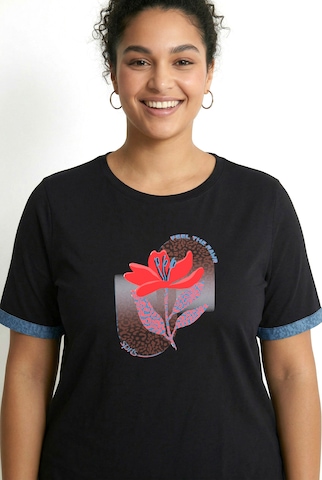 Ulla Popken Shirt in Schwarz