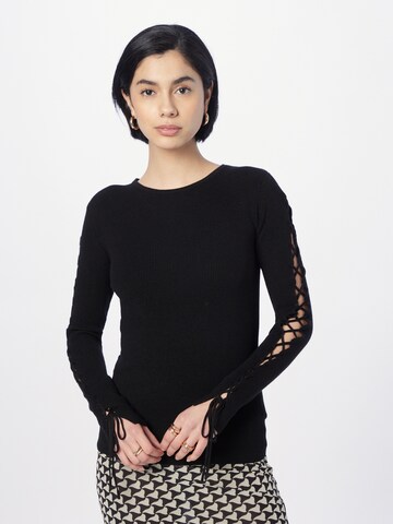 BZR Sweater 'Lela Cupo' in Black: front