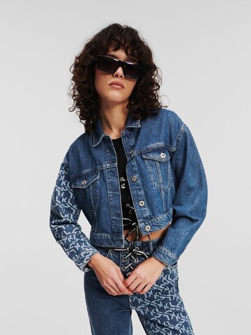 Veste mi-saison KARL LAGERFELD JEANS en bleu : devant