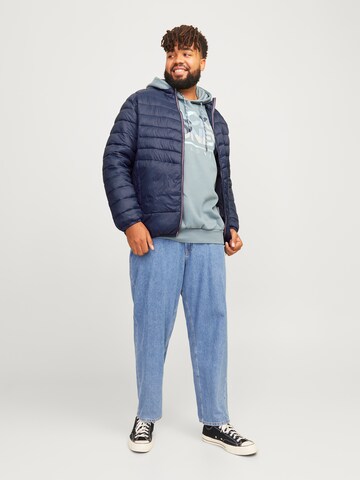 Jack & Jones Plus Between-Season Jacket 'JJESPRINT' in Brown