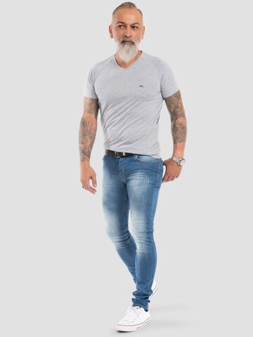 Rock Creek Slimfit Jeans in Blau