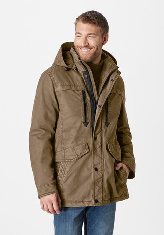 REDPOINT Winter Parka in Brown: front