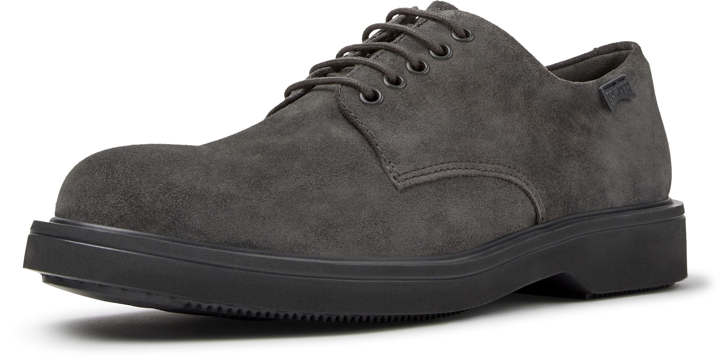 Scarpa stringata ' Norman ' di CAMPER in grigio: frontale