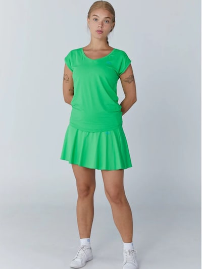 SPORTKIND Performance shirt 'Loose Fit V-Neck' in Green, Item view